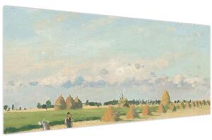 Tablou - Camille Pissarro, Landscape, Ile de France, reproducere (120x50 cm)