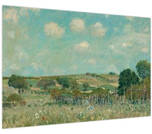 Tablou - Alfred Sisley, Meadow, reproducere (90x60 cm)