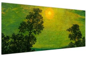 Tablou - Imitator of Ralph Albert Blakelock, Moonlight, reproducere (120x50 cm)