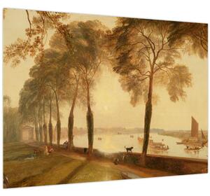 Tablou pe sticlă - Joseph Mallord William Turner, Mortlake Terrace, reproducere (70x50 cm)