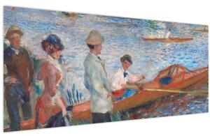 Tablou - Auguste Renoir, Oarsmen at Chatou, reproducere (120x50 cm)