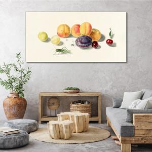 Tablou canvas Fructe Cireșe Piersici