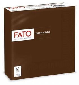 FATO Șervețel, 1/4 împăturit, 33x33 cm, FATO Smart Table, maro ciocolată