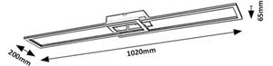 Rabalux 71004 - Plafonieră LED dimabilă NEFERTUM LED/38W/230V + telecomandă