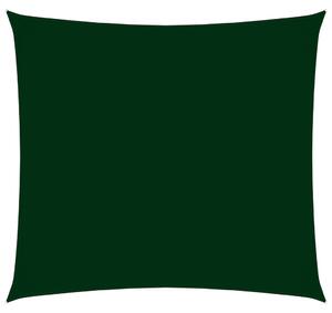 Parasolar, verde închis, 4,5x4,5 m, țesătură oxford, pătrat