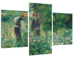 Tablou - Auguste Renoir, Picking Flowers, reproducere (90x60 cm)