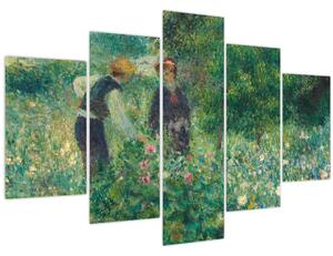 Tablou - Auguste Renoir, Picking Flowers, reproducere (150x105 cm)