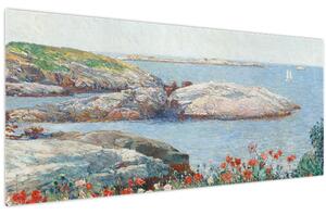 Tablou - Childe Hassam, Poppies, Isles of Shoals, reproducere (120x50 cm)