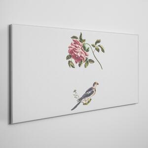Tablou canvas Animal Pasăre Ramă de flori