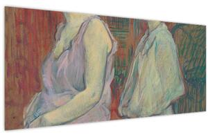 Tablou - Henri de Toulouse-Lautrec, Rue des Moulins, reproducere (120x50 cm)