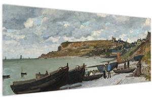 Tablou - Claude Monet, Sainte Adresse, reproducere (120x50 cm)