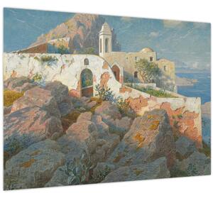 Tablou - William Stanley Haseltine, Santa Maria a Cetrella, Anacapri, reproducere (70x50 cm)