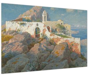 Tablou - William Stanley Haseltine, Santa Maria a Cetrella, Anacapri, reproducere (90x60 cm)