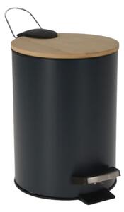 Coș de gunoi cu pedală, capacitate 3l, culoarea bleumarin, 17x24 cm