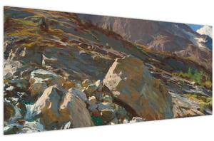 Tablou - John Singer Sargent, Simplon Pass, reproducere (120x50 cm)