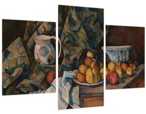 Tablou - Paul Cézanne, Still Life with Apples and Peaches, reproducere (90x60 cm)