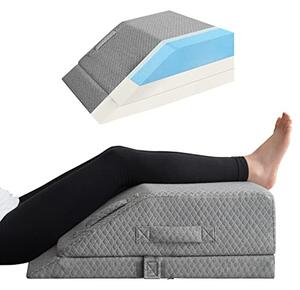 Perna ortopedica ridicare picioare memory foam, inaltime reglabila, hu