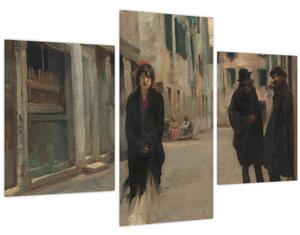 Tablou - John Singer Sargent, Street in Venice, reproducere (90x60 cm)