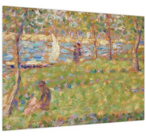 Tablou - Georges Seurat, Study for "La Grande Jatte", reproducere (70x50 cm)