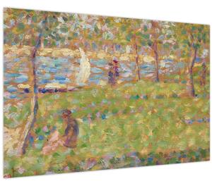 Tablou - Georges Seurat, Study for "La Grande Jatte", reproducere (90x60 cm)