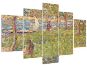 Tablou - Georges Seurat, Study for "La Grande Jatte", reproducere (150x105 cm)