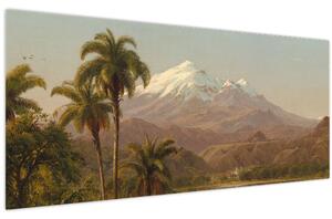 Tablou - Frederic Edwin Church, Tamaca Palms, reproducere (120x50 cm)