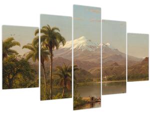 Tablou - Frederic Edwin Church, Tamaca Palms, reproducere (150x105 cm)