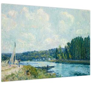 Tablou - Alfred Sisley, The Banks of the Oise, reproducere (70x50 cm)