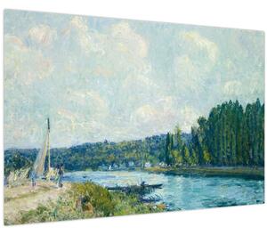 Tablou - Alfred Sisley, The Banks of the Oise, reproducere (90x60 cm)