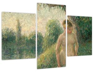 Tablou - Camille Pissarro, The Bather, reproducere (90x60 cm)