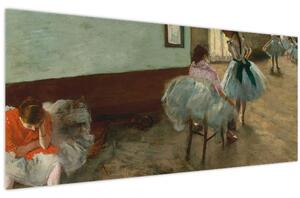 Tablou - Edgar Degas, The Dance Lesson, reproducere (120x50 cm)