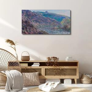 Tablou canvas Arbore bătrân la confluența Monet
