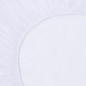 Cearșafuri cu elastic, impermeabile 2 buc. alb 90x200 cm bumbac