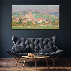 Tablou canvas Vetheuil Sunset Monet
