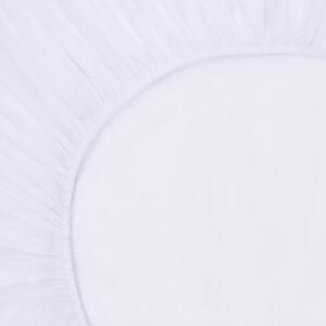Cearșafuri pliabile impermeabile 2 buc. alb 70x200 cm bumbac