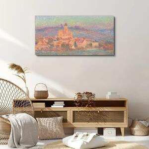 Tablou canvas Apus de soare Vetheuil Monet