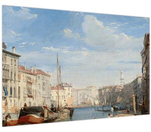 Tablou - Richard Parkes Bonington, The Grand Canal, reproducere (90x60 cm)