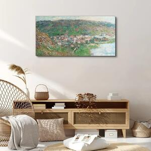 Tablou canvas Vedere din Vetheuil Monet