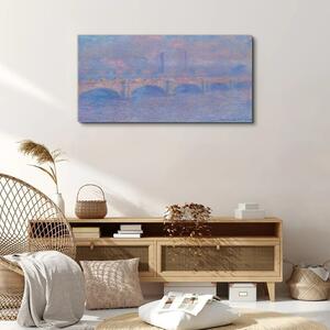 Tablou canvas Podul Waterloo Monet