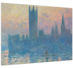 Tablou - Claude Monet, The Houses of Parliament, Sunset, reproducere (70x50 cm)