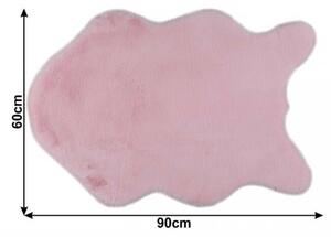Rabit New K60_90 covor din blană artificială #pink