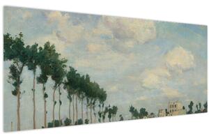 Tablou - Johan Barthold Jongkind, The Towpath, reproducere (120x50 cm)