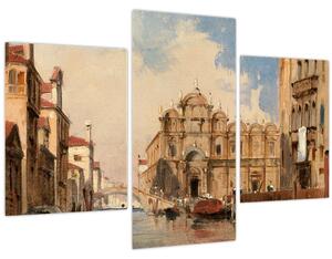 Tablou - Jules-Romain Joyant, The Scuola di San Marco, Venice, reproducere (90x60 cm)
