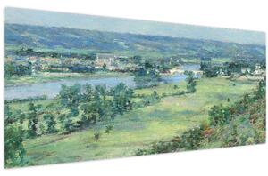 Tablou - Theodore Robinson, The Valley of the Seine, From the Hills of Giverny, reproducere (120x50 cm)