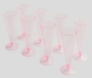 Sinsay - Set de 8 pahare - roz-pastel