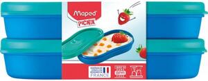 MAPED PICNIK Lunchbox, 2 bucăți, MAPED PICNIK Concept Kids Snack, albastru