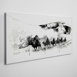 Tablou canvas Animale abstracte din deșert