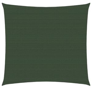 Pânză parasolar, verde închis, 4,5x4,5 m, HDPE, 160 g/m²