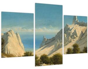 Tablou - Georg Emil Libert, View of Sommerspiret, the Cliffs of Møn, reproducere (90x60 cm)