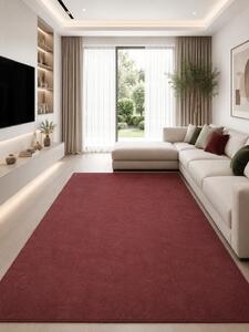 Covor Fargo 71501-010, Marime 120 x 170 cm, Bordo, Inaltime Fir 7 mm, Antialergic, Polipropilena, Living, Dormitor, Sufragerie, Copii 120 x 170